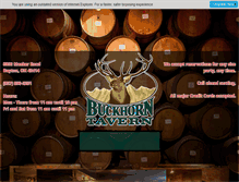 Tablet Screenshot of buckhorntaverndayton.com